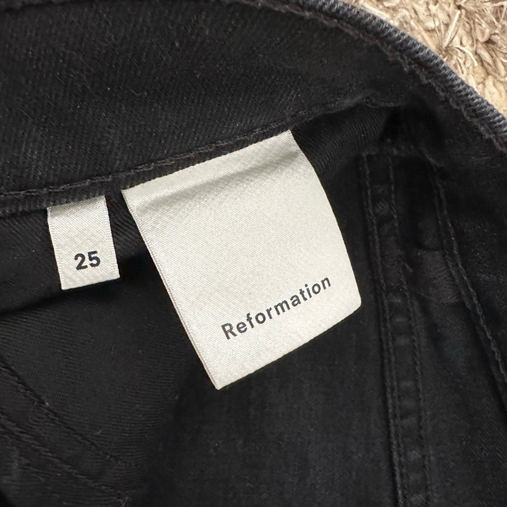 Reformation Serena high skinny black jeans - Picture 5 of 8